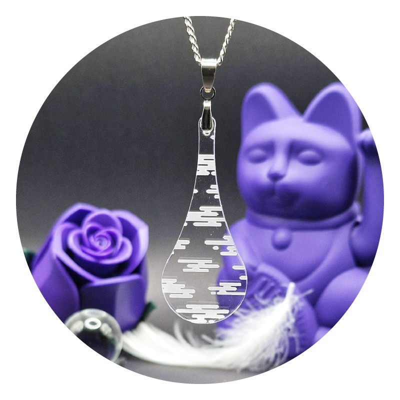 Kumo "Teardrop" Acrylic Pendant