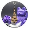 Pendentif Kumo "Larme" Bois