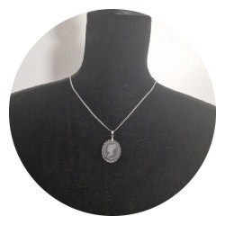 Cameo Acrylic Back Necklace