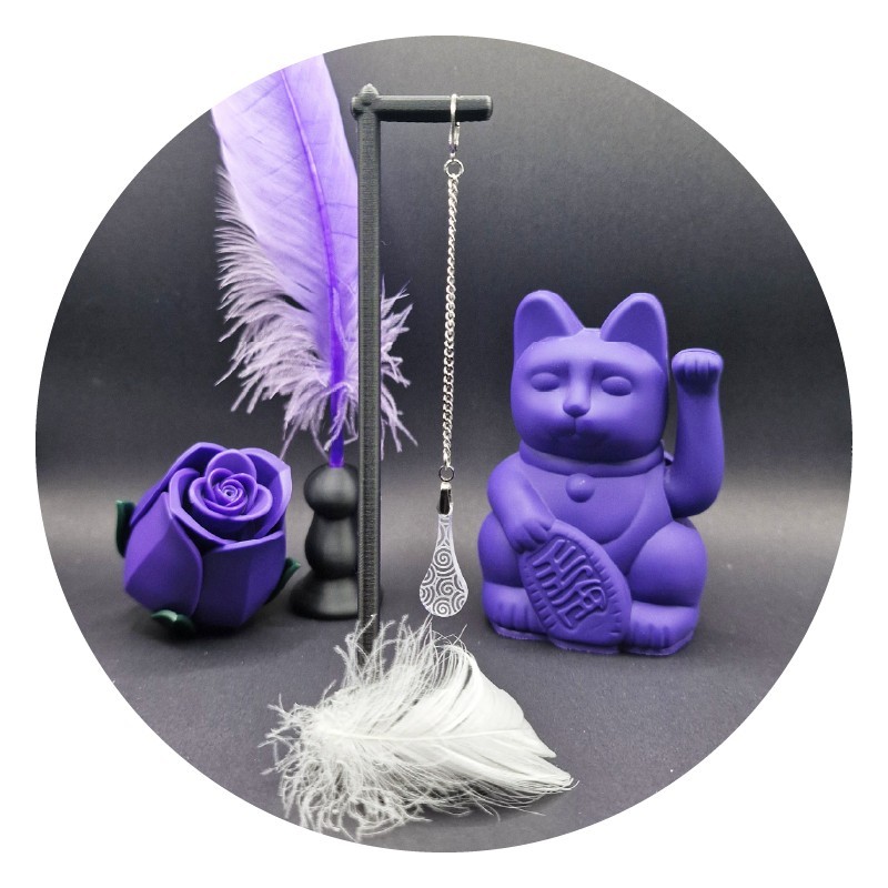 Spirals "Teardrop" Acrylic Single Earring