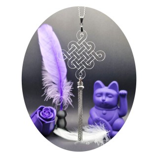 Pendentif Infinity Knot Acrylique