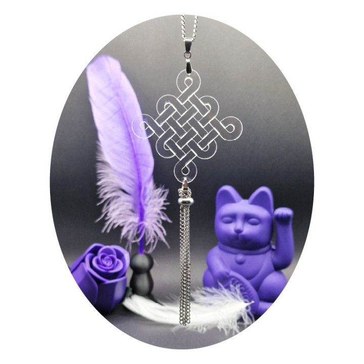 Infinity Knot Acrylic Pendant