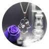 Pendentif Hamsa Acrylique Argent ou Or