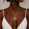 Pendentif Infinity Knot Bois